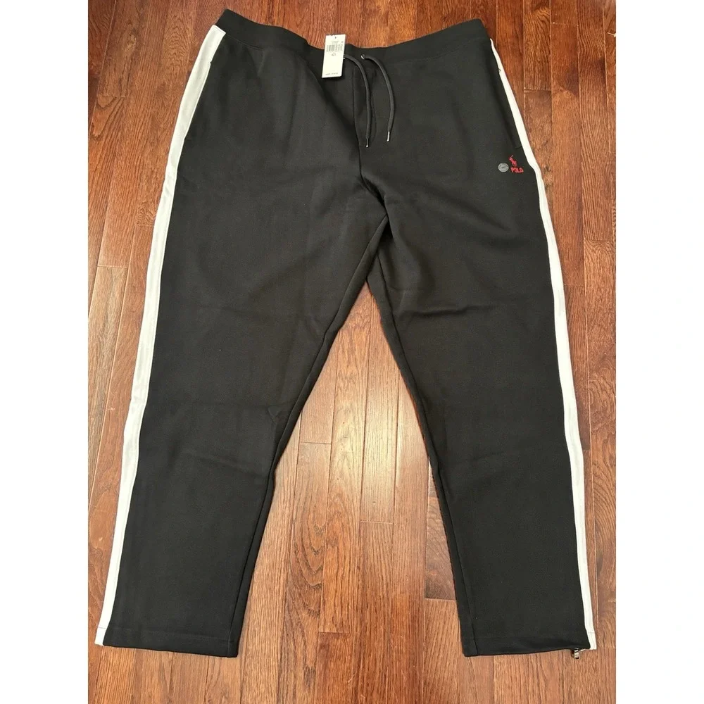 Polo Ralph Lauren Mens‎ 4XLT Joggers Black Sweatpants Pants NWT $148